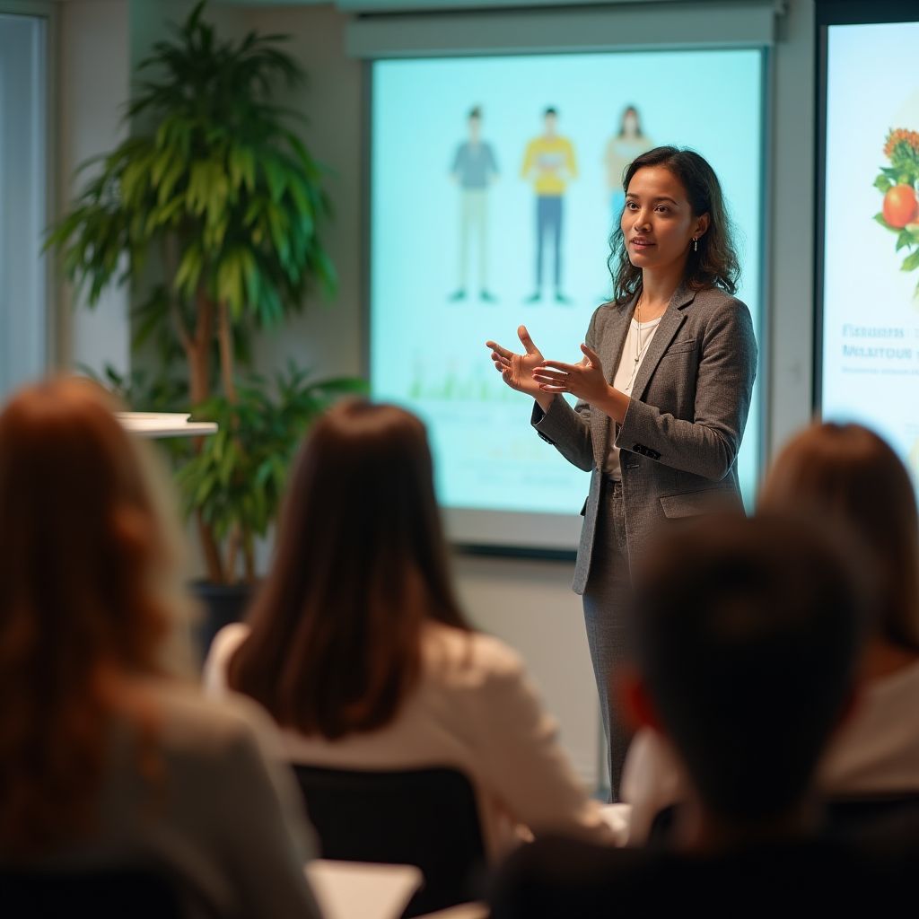 Tereza na konferenci